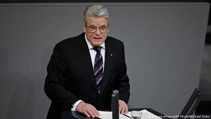 Bundestag Holocaust Gedenkstunde 27.01.2015 Gauck