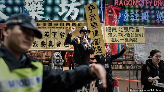 Hongkong - Demonstrationen für mehr Demokratie