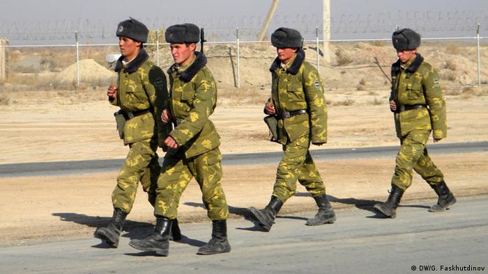 Пограничники в Таджикистане