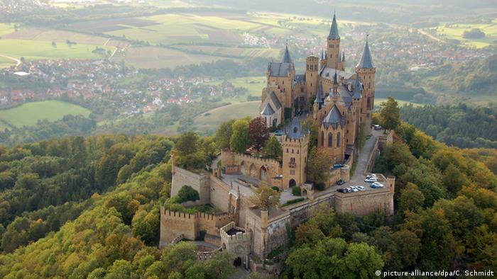 Fairytale Hohenzollern Castle in Baden-Württemberg