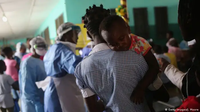 Ebola Krankenhaus in Liberia