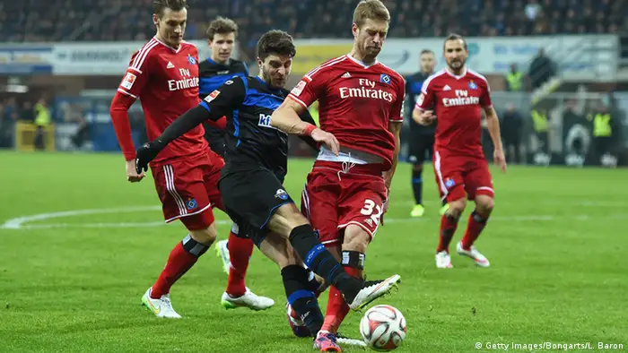 Bundesliga SC Paderborn 07 vs. Hamburg SV 4.2.2015