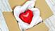Herz in einem Paket, Valentinstag Herz in einem Paket, Valentinstag