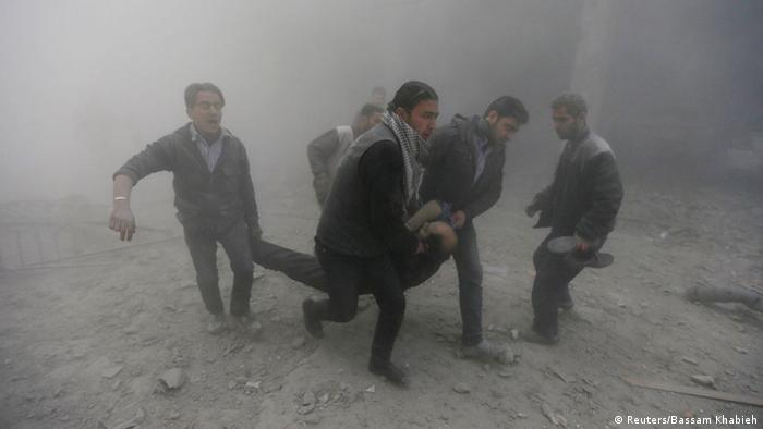 Syrien Duma Luftangriffe 2.2.2015