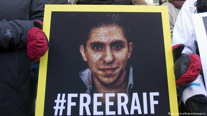 Kanada Saudi-Arabien Demonstration für Blogger Raif Badawi