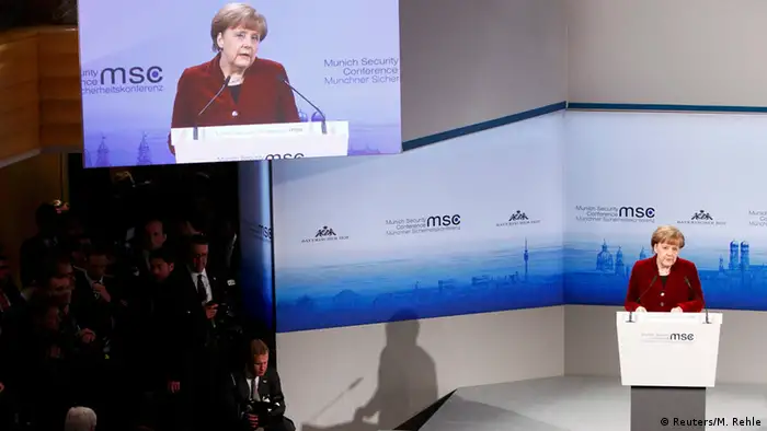 Deutschland Münchner Sicherheitskonferenz 2015 MSC Angela Merkel