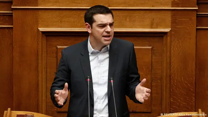 Griechenland Athen Parlament Regierungsansprache Alexis Tsipras