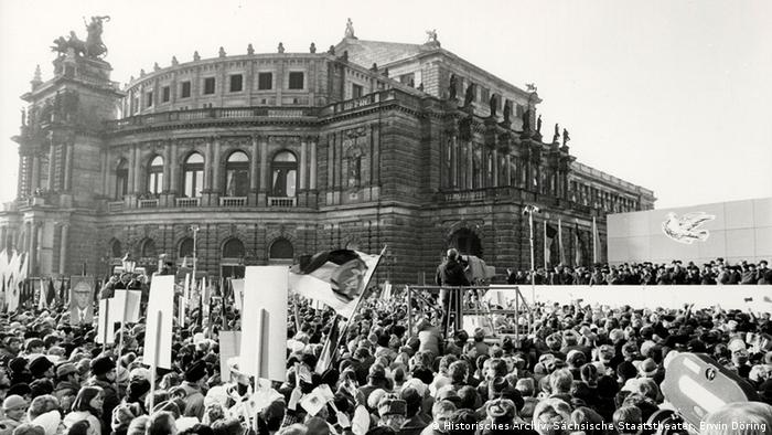 Wiedereröffnung der Semperoper Dresden 1985