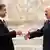 Александр Лукашенко и Петр Порошенко на встрече в верхах в Минске, 11 февраля