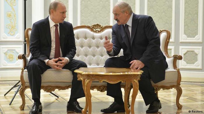 Владимир Путин и Алесандр Лукашенко