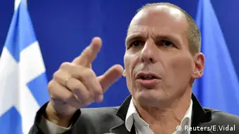 Treffen der Eurogruppen Finanzminister Yanis Varoufakis