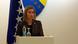 Federica Mogherini habla ante el Parlamento bosnio en 2015. Federica Mogherini habla ante el Parlamento bosnio en 2015.