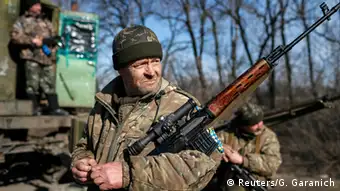 Ukraine Soldaten bei Artemovsk