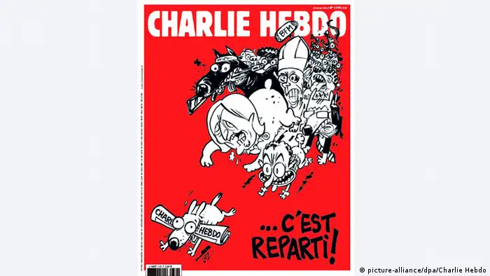 Charlie Hebdo Cover C'est Reparti!
