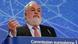 EU Commissioner for Climate Action and Energy Miguel Arias Canete holds a joint news conference with European Commissioner for Energy Union, Maros Sefcovic (not pictured) at the EU Commission headquarters in Brussels, Belgium, 25 February 2015. EU Commissioner for Climate Action and Energy Miguel Arias Canete holds a joint news conference with European Commissioner for Energy Union, Maros Sefcovic (not pictured) at the EU Commission headquarters in Brussels, Belgium, 25 February 2015.