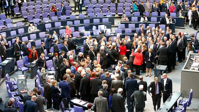 Deutschland Bundestag Debatte Griechenland Hilfe Abstimmung