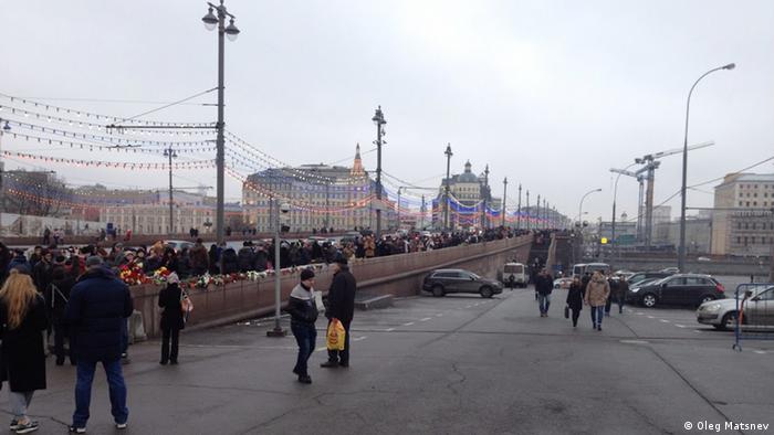 Russland Tatort des Mordes von Boris Nemzow in Moskau (Bildergalerie)