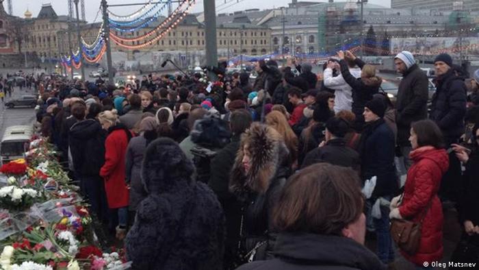 Russland Tatort des Mordes von Boris Nemzow in Moskau (Bildergalerie)