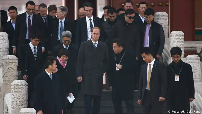 Großbritannien China Prinz William zu Besuch in Peking