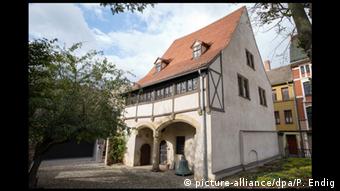La casa de Eisleben donde nació Lutero.