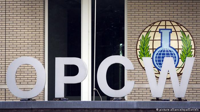 Den Haag OPCW Zentrale LOGO