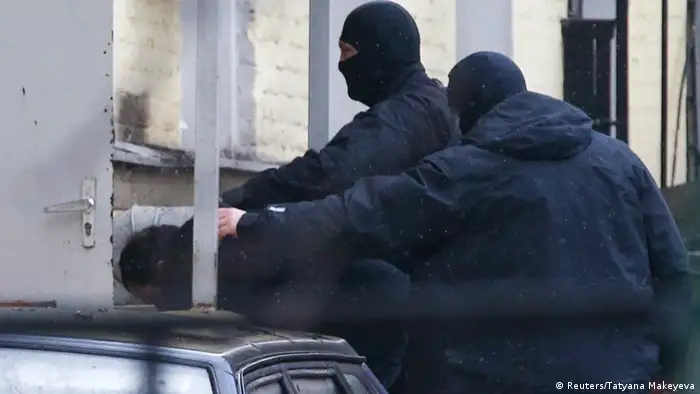 Russland Moskau Verdächtiger Festnahme Boris Nemzow