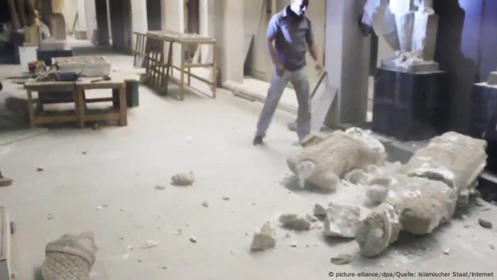 Irak Zerstörung Museum in Mossul