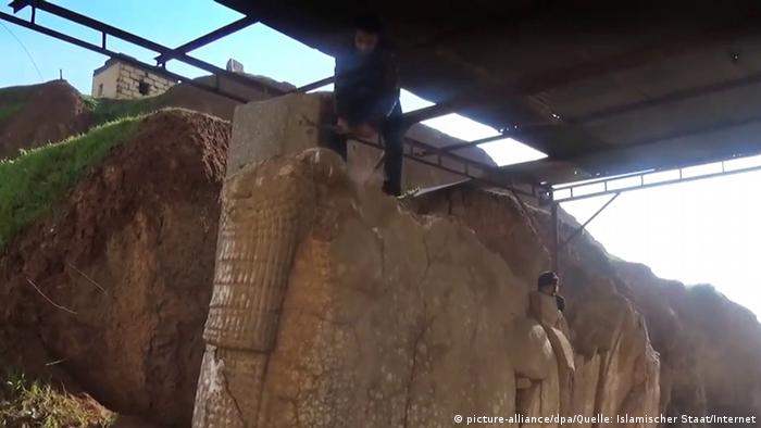 Irak Zerstörung Museum in Mossul