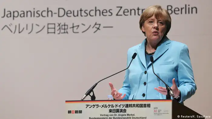 Japan Angela Merkel in Tokio
