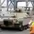 Американский танк "Абрахам" на причале рижского порта