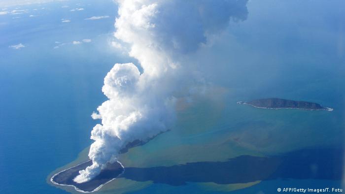 Vulkaninseln Hunga Tonga und Hunga Ha'apai