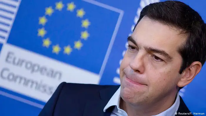 EU Griechenland Ministerpräsident Alexis Tsipras in Brüssel