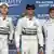 Rosberg, Hamilton and Massa following the qualifying. WEST/AFP/Getty Images