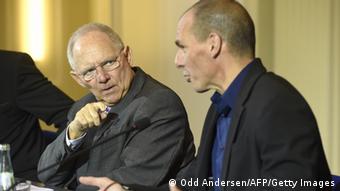 Symbolbild Griechenland Deutschland Varoufakis Schäuble