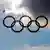 Olympische Ringe vor Himmel. Foto: dpa-pa