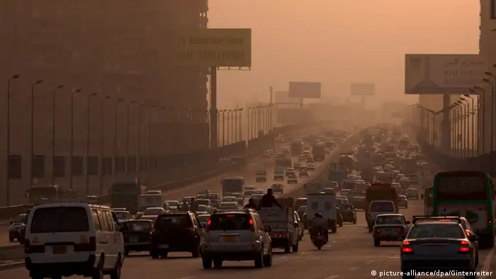 Smog über Kairo