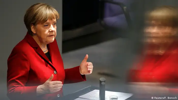 Deutschland Merkel Regierungserklärung vor EU Gipfel