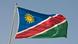 A Namibian flag in the wind A Namibian flag in the wind