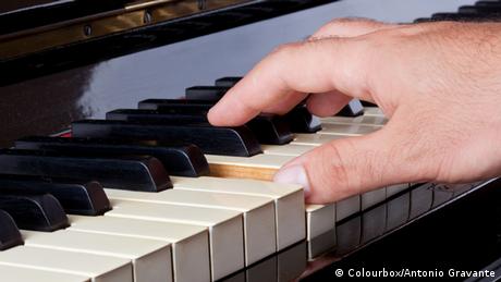 Finger spielen Klavier