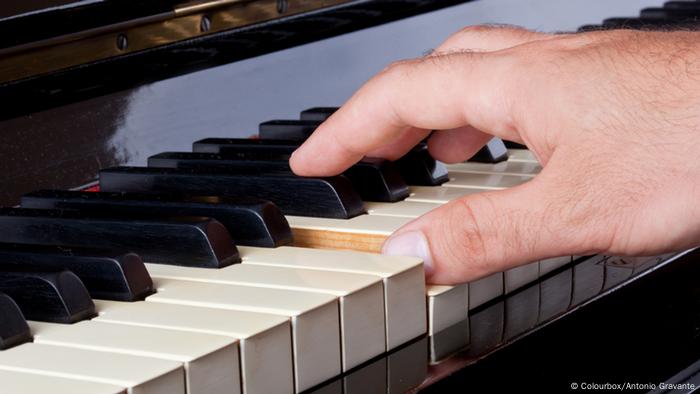 Finger spielen Klavier