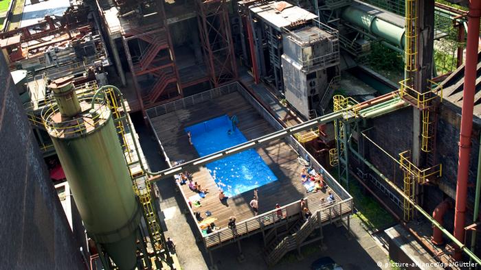 Factory swimming pool at Zeche Zollverein