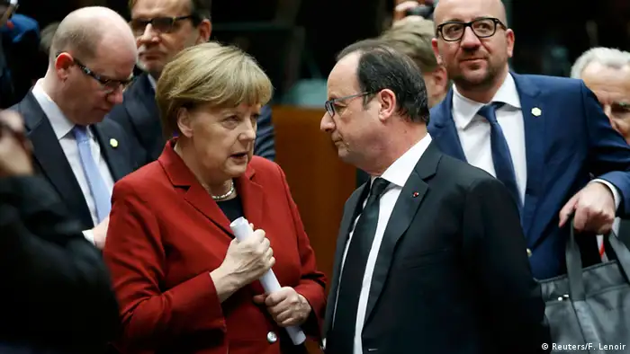 Brüssel EU Gipfel Merkel Hollande