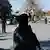 Afghanistan Straße mit Polizist in Kabul