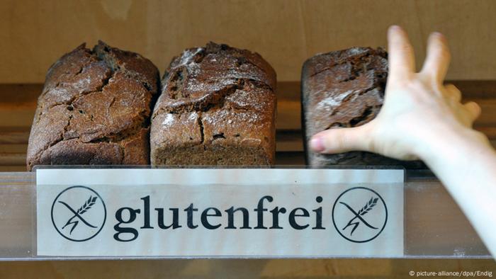 Loaves of black bread labeled gluten free 