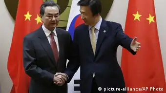 China Südkorea Yun Byung-se Außenminister Wang Yi Seoul
