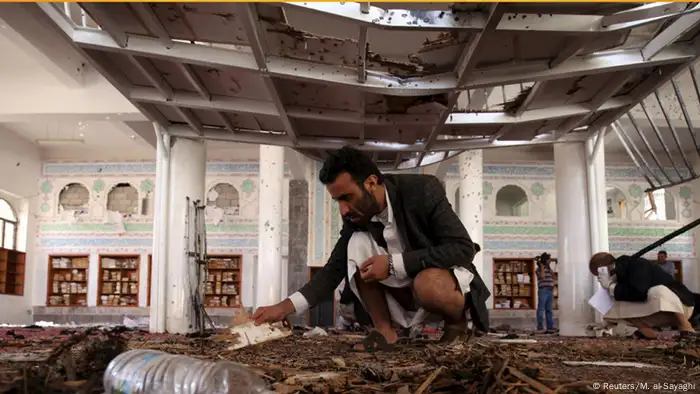 Jemen Sanaa Moschee nach Selbstmordanschlag
