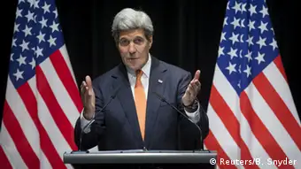 Schweiz Lausanne Kerry Erklärung zu Iran Verhandlungen Atomstreit