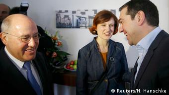 Ηγετικά στελέχη του κόμματος «Η Αριστερά» υποδέχονται τον Αλ. Τσίπρα στο Βερολίνο (24/3/15)