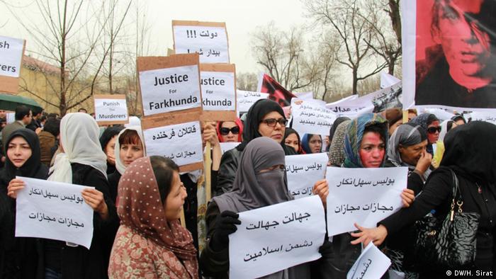 Afghanistan Proteste gegen Lynchmord