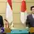 Japan Indonesiens Präsident Joko Widodo und Shinzo Abe